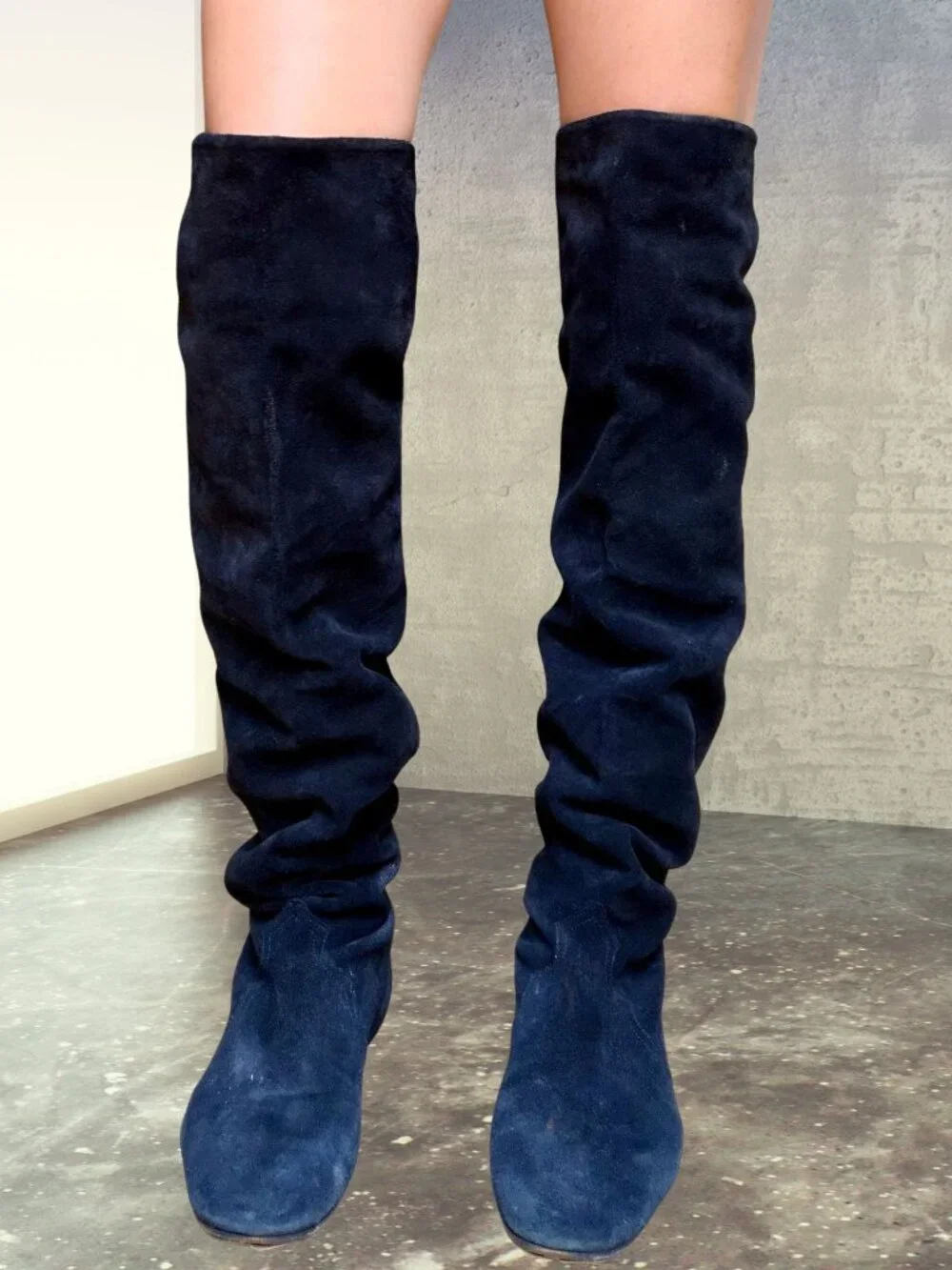 Isabel Marant over-the-knee suede slouch boots